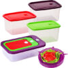El set incluye: 3 piezas rectangulares: - 1pc container de 15