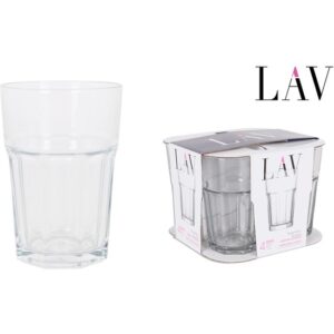 SET 4 VASOS REFRESCO 365cc ARAS