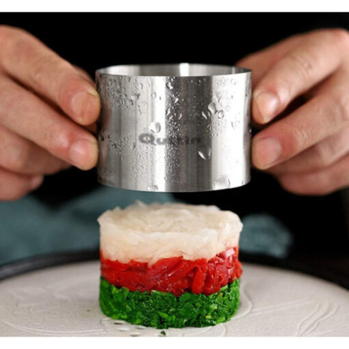 Emplatador Inox Redondo 8x4.5cm Quttin - Imagen 6