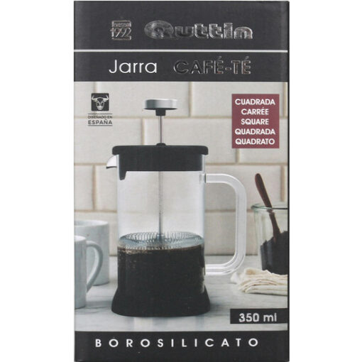 JARRA CAFETE BOROSS 350ML SQUARE QUTTIN - Imagen 2