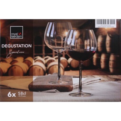 EK SET 6 COPAS BALON 58CL DEGUSTATION - Imagen 2