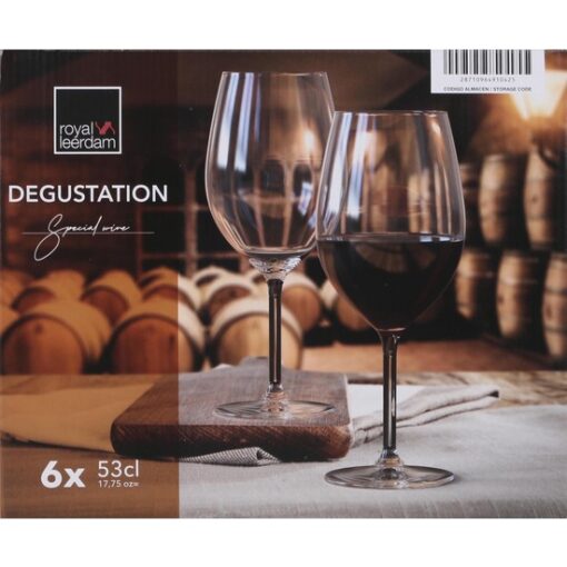 SET 6 COPAS VINO 53CL DEGUSTATION - Imagen 2