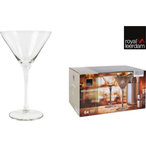 SET 6 COPAS COCTEL 26cl DEGUSTATION