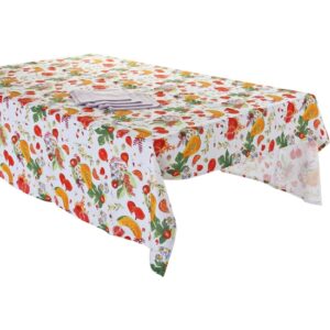 SET MANTEL 250X150+ 8 SERVILLETAS FRUTAS