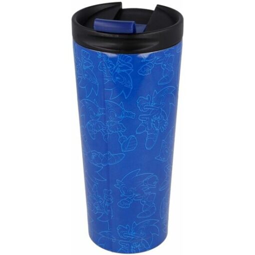 VASO CAFE ACERO INOXIDABLE SONIC THE HEDGEHOG 425ML - Imagen 2