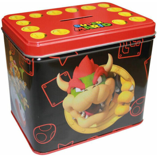 SET TAZA + HUCHA BOWSER SUPER MARIO BROS NINTENDO - Imagen 2