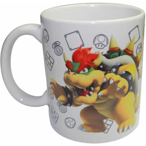 SET TAZA + HUCHA BOWSER SUPER MARIO BROS NINTENDO - Imagen 3