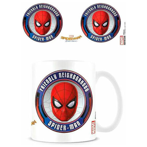 TAZA FRIENDLY NEIGHBORHOOD SPIDERMAN MARVEL  Ceramica. Capacidad: 315ml.