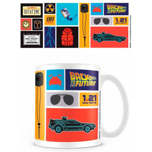 TAZA REGRESO AL FUTURO  Back to the Future. Capacidad: 315ml.