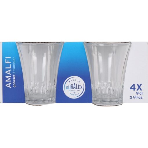 Set 4 Vasos Transparente 9cl Amalfi - Imagen 2