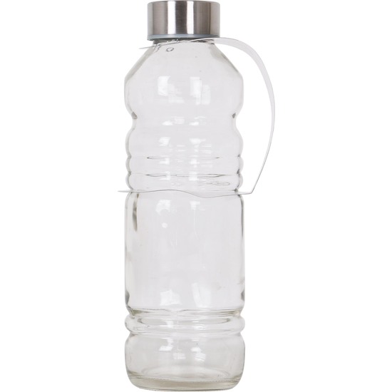 Botella vidrio con tapa 0.5L