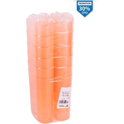 SET 24 VASOS TUBO 330CC REUTILIZABLES