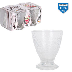 SET 4 COPAS HELADO 250CC NILE STONE