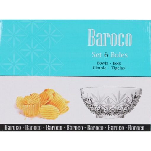 SET 6 BOLS 10.6CM BAROCO - Imagen 4