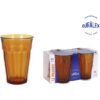 SET 4 VASO 36cl AMBAR PICARDIE