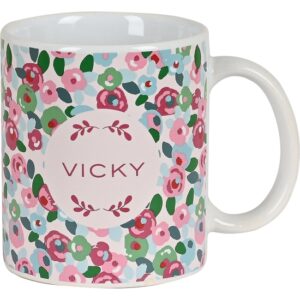 VICKYMB TAZA CERÁMICA ESTUCHE 10X8  Taza de cerámica con asa.Capacidad 35 ml.Presentado en Set de cartón.  Edad: 3+  Material: 300D POLYESTER  Color: multicolor