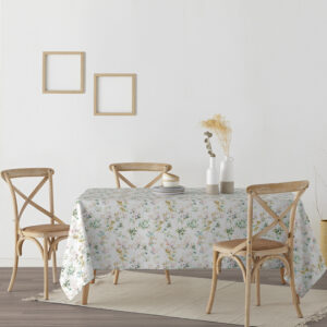 respetando la suavidad y la caída del tejido. Al ser un mantel antimanchas podemos usarlo también para el exterior. Mantel para mesas XL desde 100x180 cm hasta 300x180 cm