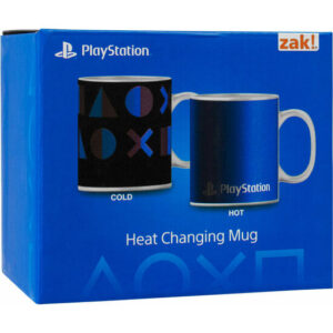 TAZA PLAYSTATION HEAT CHANGING 325ML  Capacidad: 325. Cambia de color.