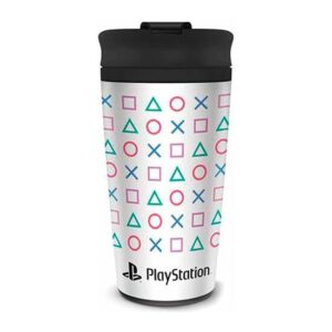 TAZA VIAJE PLAYSTATION  Capacidad: 450ml.