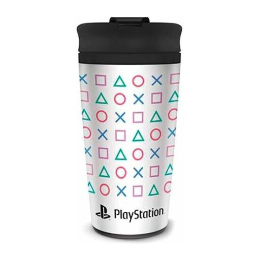 TAZA VIAJE PLAYSTATION  Capacidad: 450ml.