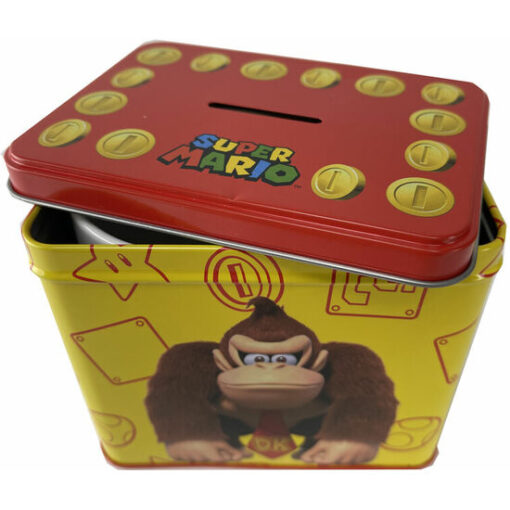 SET TAZA + HUCHA DONKEY KONG SUPER MARIO BROS NINTENDO - Imagen 3