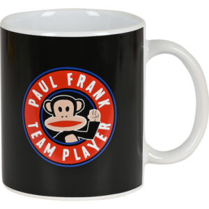 TAZA GRANDE PAUL FRANK "TEAM PLAYER". Taza de cerámica con asa. Capacidad 350 ml. Presentado en Set de cartón.