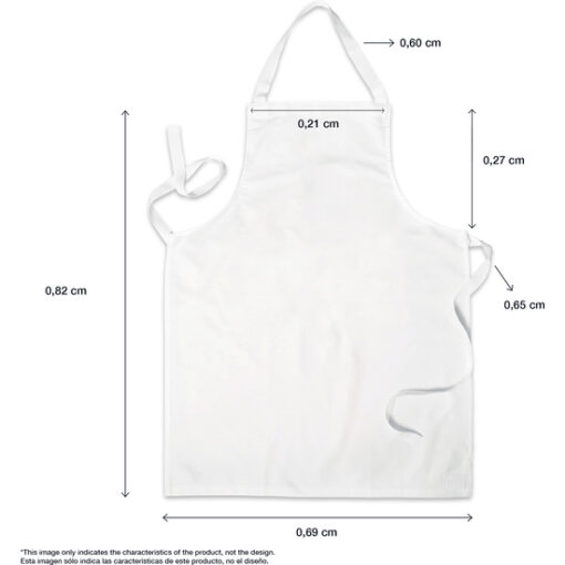 DELANTAL SIN BOLSILLO MODELO 0400-54 - Imagen 4