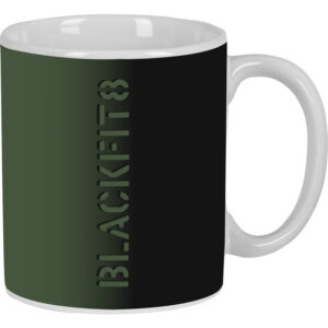 TAZA GRANDE BLACKFIT8 "GRADIENT". Taza de cerámica con asa. Capacidad 350 ml. Presentado en Set de cartón.