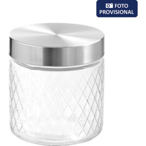 TARRO VIDRIO T/ACERO 830ML RELIEVE ANNA