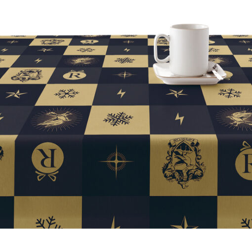 MANTEL RESINADO (TACTO PLASTIFICADO) ANTIMANCHAS MODELO RAVENCLAW CHRISTMAS - Imagen 2