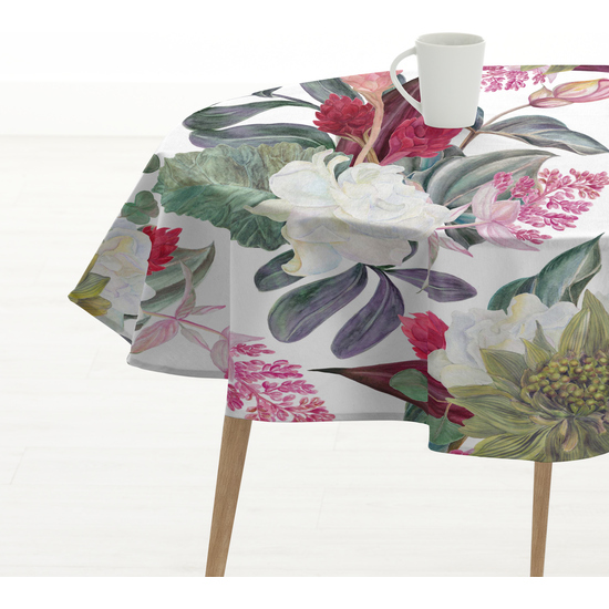 MANTEL REDONDO RESINADO ANTIMANCHAS 0318-105. Belum es una marca que viste la cocina. A través de diseños de diferentes estilos convierte la cocina en el punto neurálgico de la casa. En el lugar donde todos quieren estar