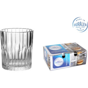 SET 6 VASOS TRANSPARENTE 22CL MANHATTAN