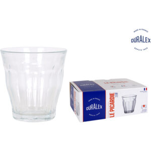 SET 6 VASOS TRANSPARENTE 25CL PICARDIE