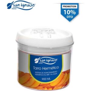 TARRO HERMÉTICO BLANCO REDONDO