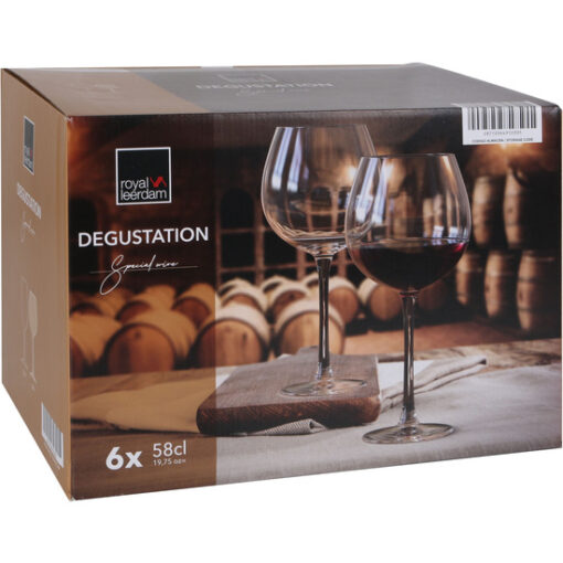 EK SET 6 COPAS BALON 58CL DEGUSTATION - Imagen 6