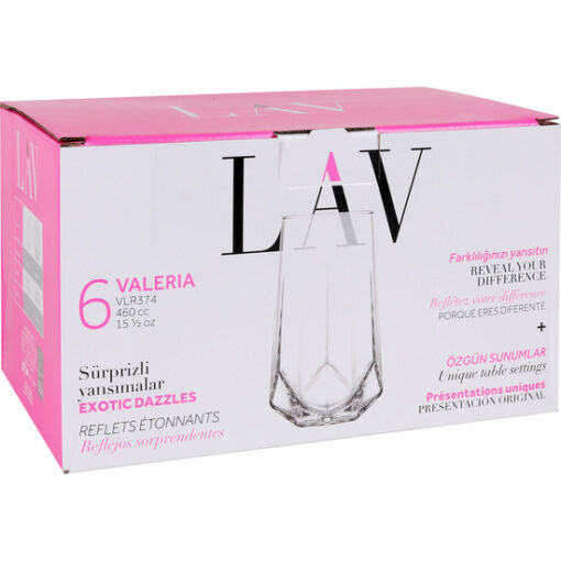 Set 6 Vasos 460cc Valeria - Imagen 6