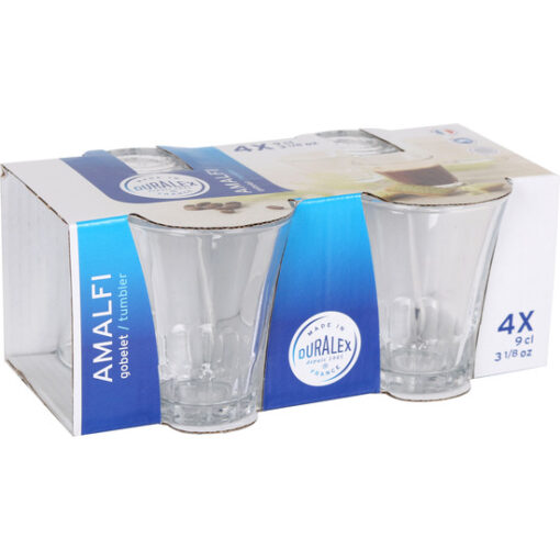 Set 4 Vasos Transparente 9cl Amalfi - Imagen 6