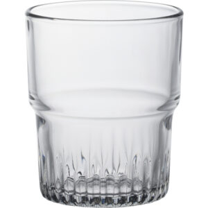 SET 6 VASOS TRANSPARENTE 20cl APILABLE