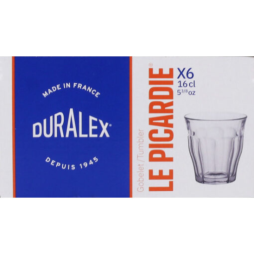 Set 6 Vasos Transparente 16cl Picardie - Imagen 3