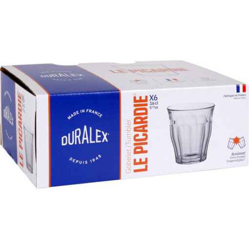 Set 6 Vasos Transparente 16cl Picardie - Imagen 7