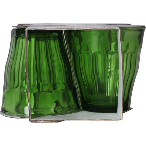 SET 4 VASOS 25CL VERDES PICARDIE - Imagen 3