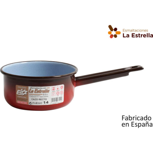 CAZO RECTO 14cm - 1L FUEGO