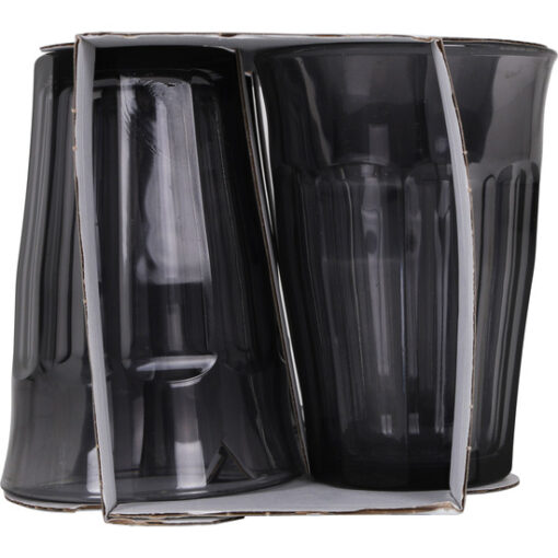 Set 4 Vasos Gris 360cc Picardie - Imagen 3