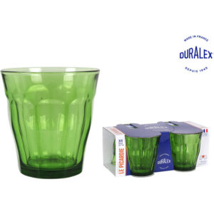 (SP) SET 4 VASO 31cl VERDE "PICARDIE"