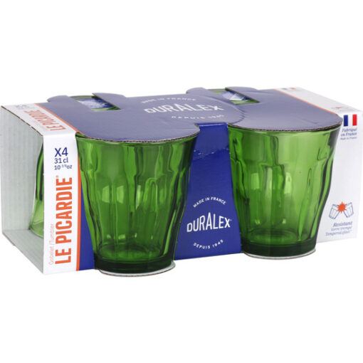 Set 4 Vaso 31cl Verde Picardie - Imagen 6