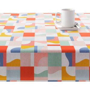 cuenta con dos capas de resina y una de teflón que le proporciona un tacto suave y no plastificado. Aunque incorpora propiedades impermeables