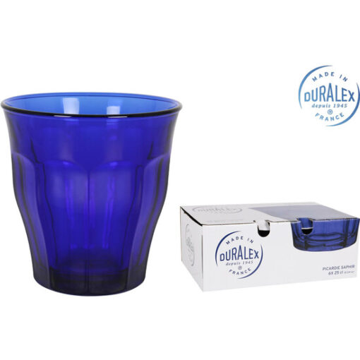 SET 6 VASO 25CL SAPHIR PICARDIE