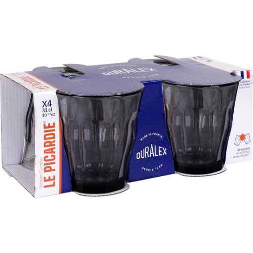 Set 4 Vaso 31cl Gris Picardie - Imagen 6