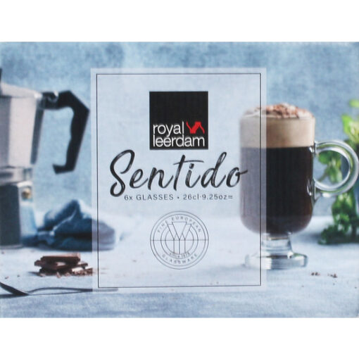 SET 6 TAZAS CAFE C/LECHE ALT 26CL “SENTIDO - Imagen 3