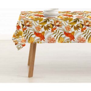 Mantel resinado antimanchas 0120-384. Mantel confeccionado con tecnología antimanchas